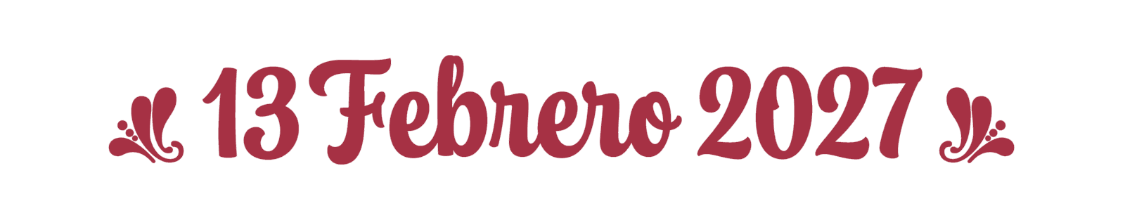 13 de Febrero de 2027